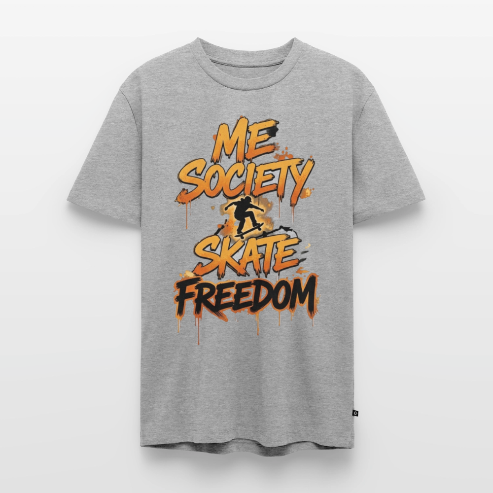 Premium T-Shirt - Grau meliert