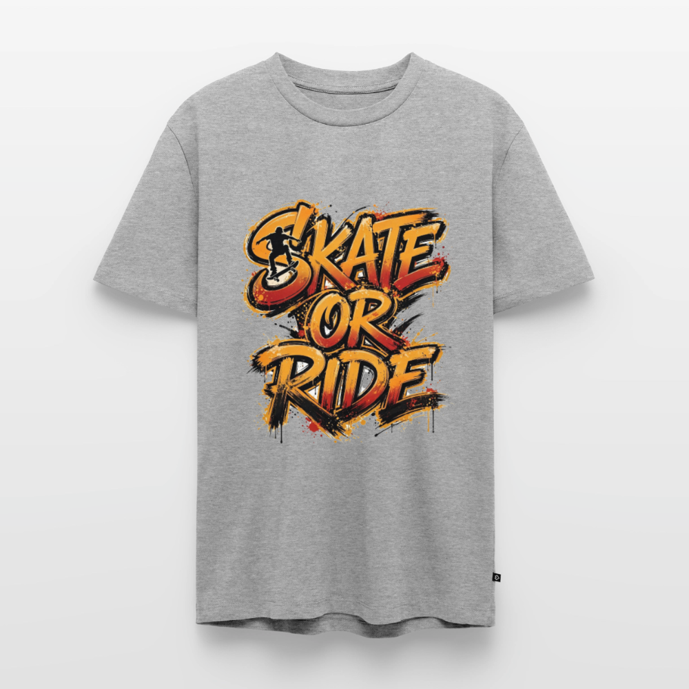 Premium T-Shirt - Grau meliert