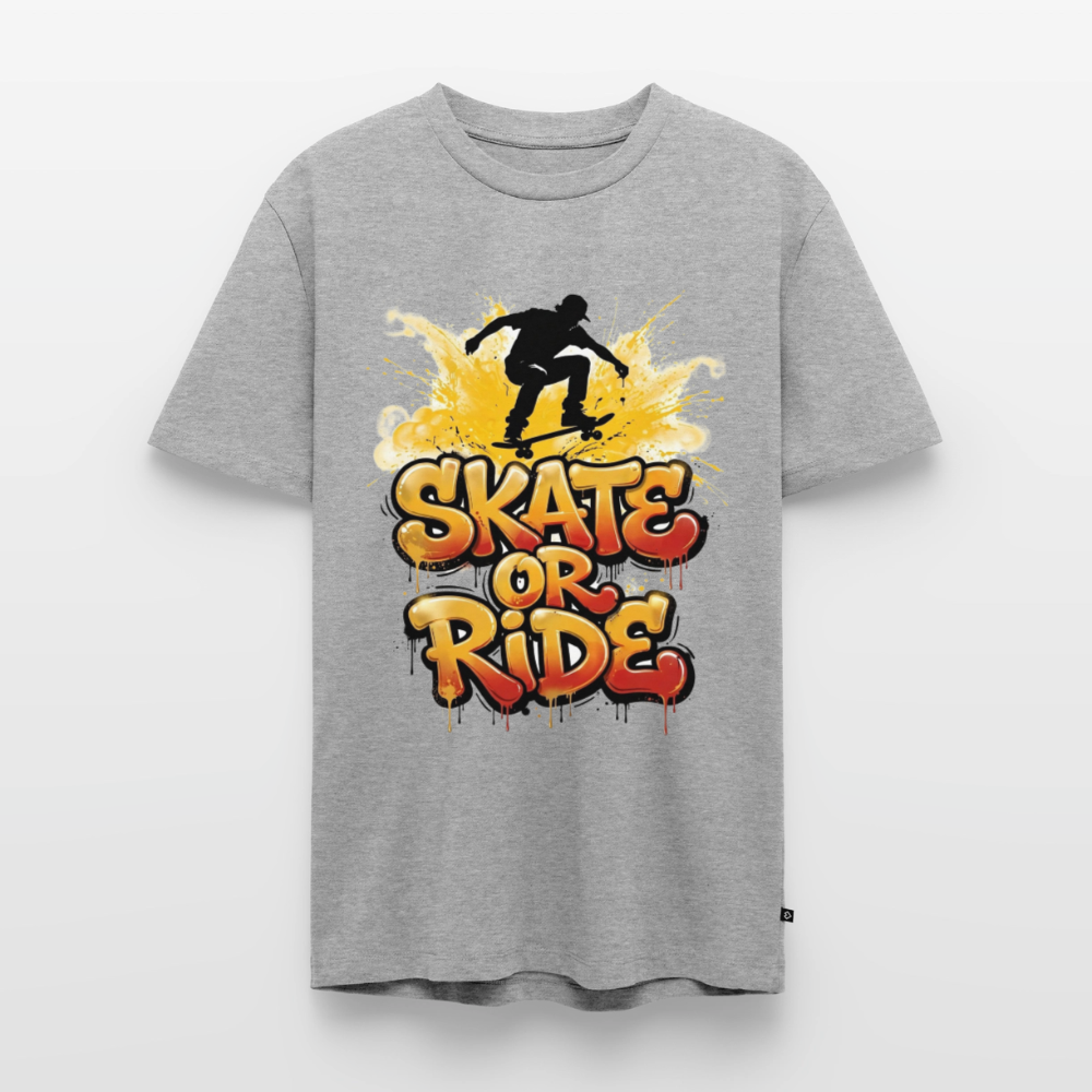 Premium T-Shirt - Grau meliert