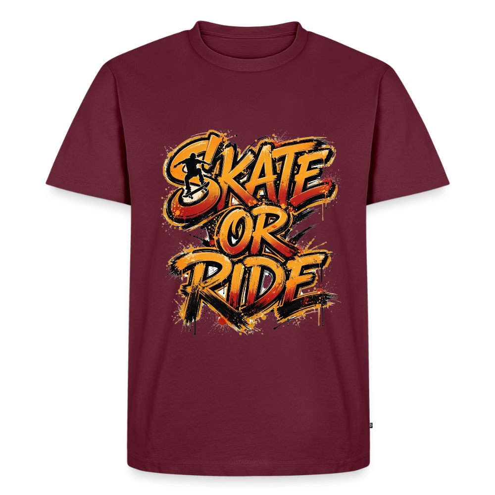 Premium T-Shirt - Burgunderrot