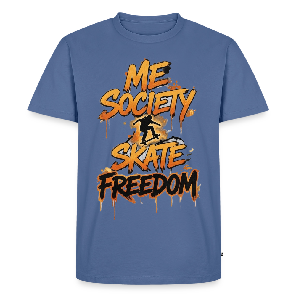 Premium T-Shirt - Taubenblau