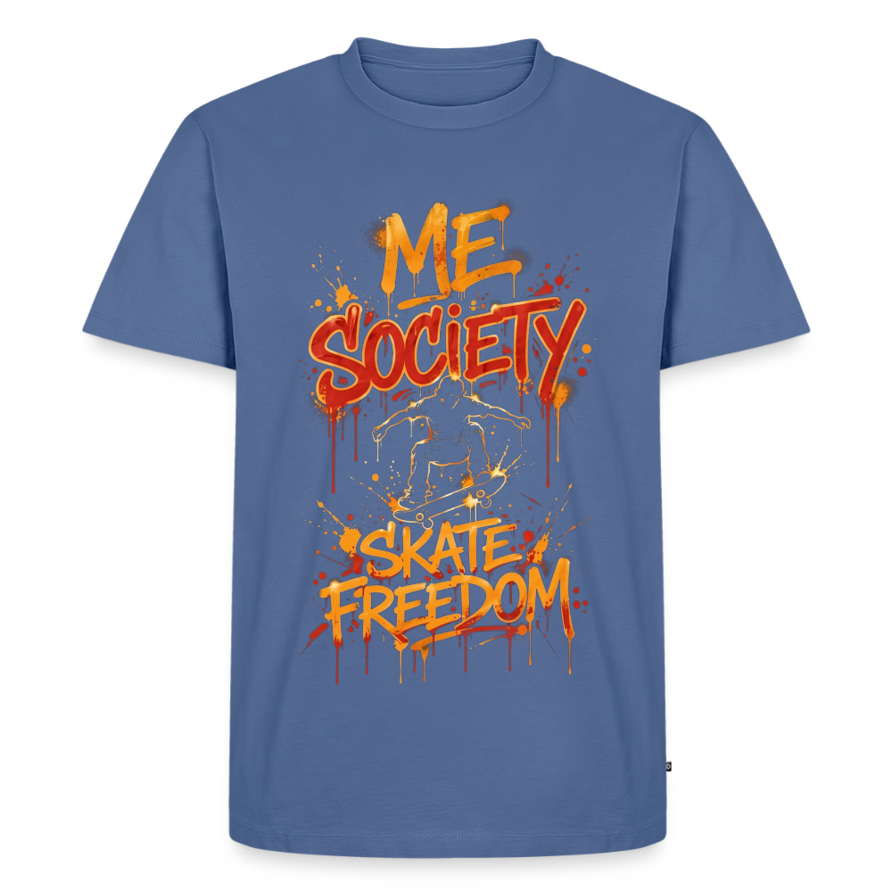 Premium T-Shirt - Taubenblau