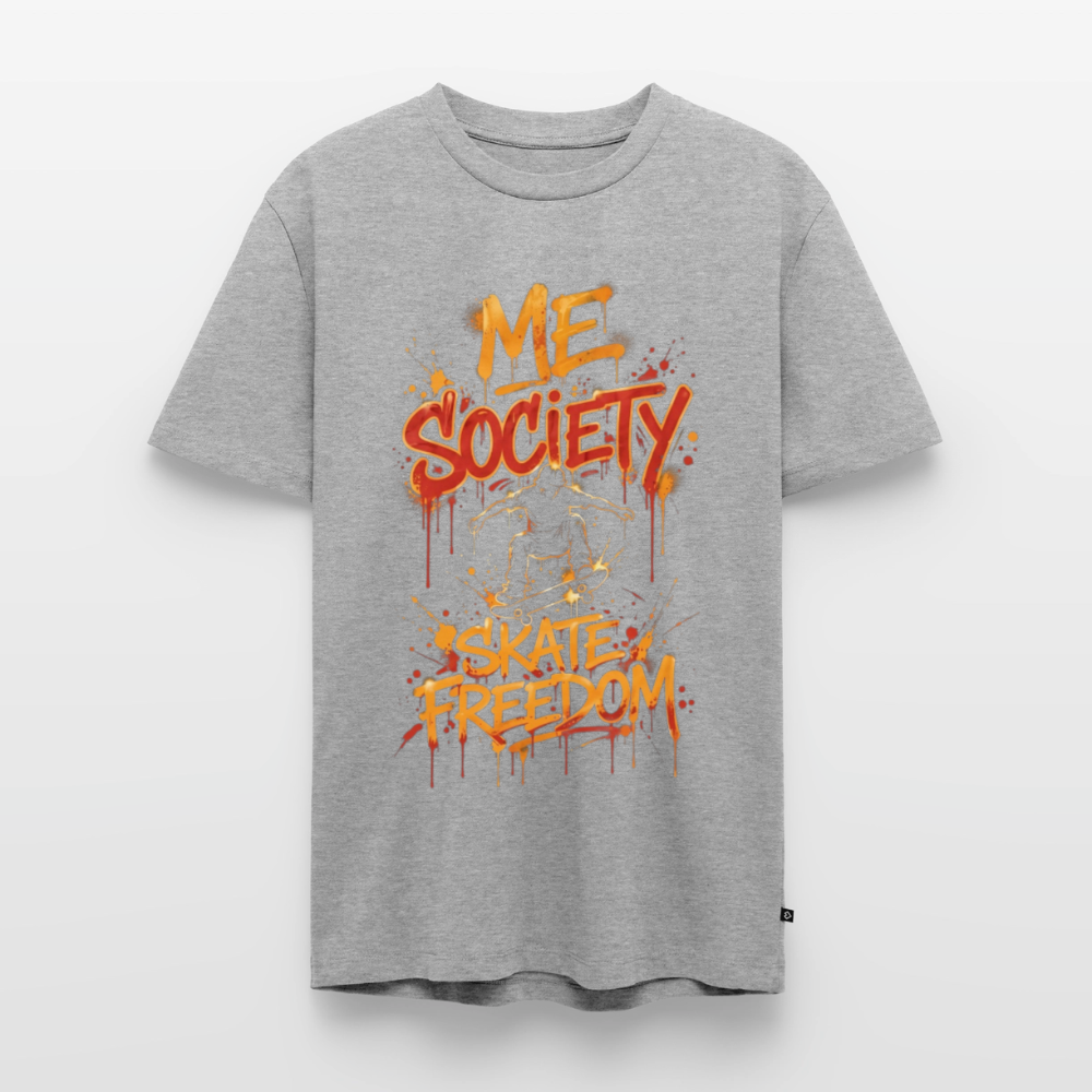 Premium T-Shirt - Grau meliert