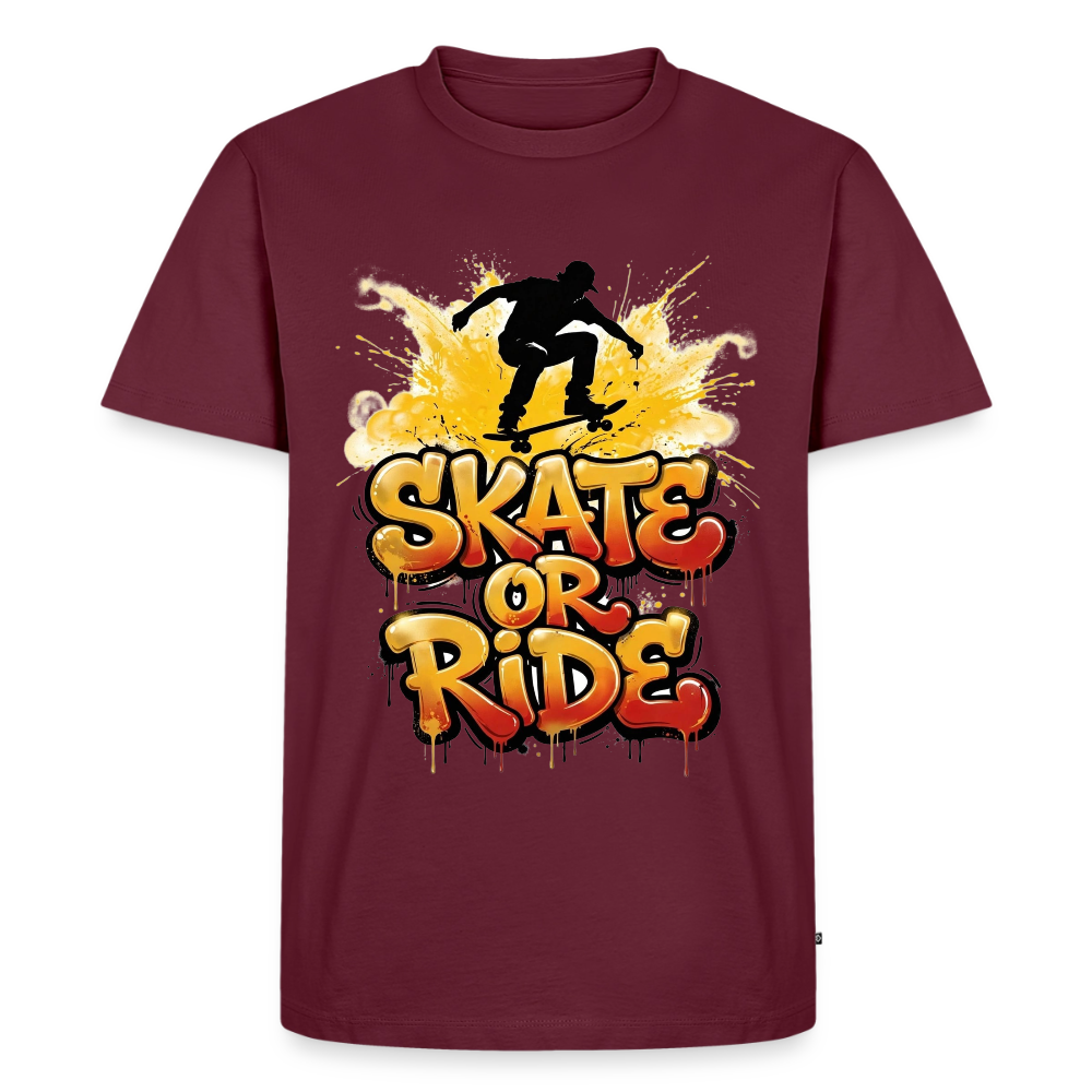 Premium T-Shirt - Burgunderrot