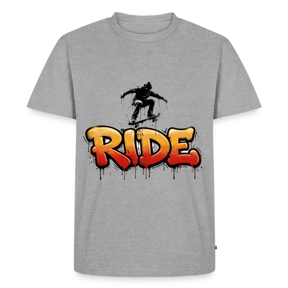 Premium T-Shirt - Grau meliert