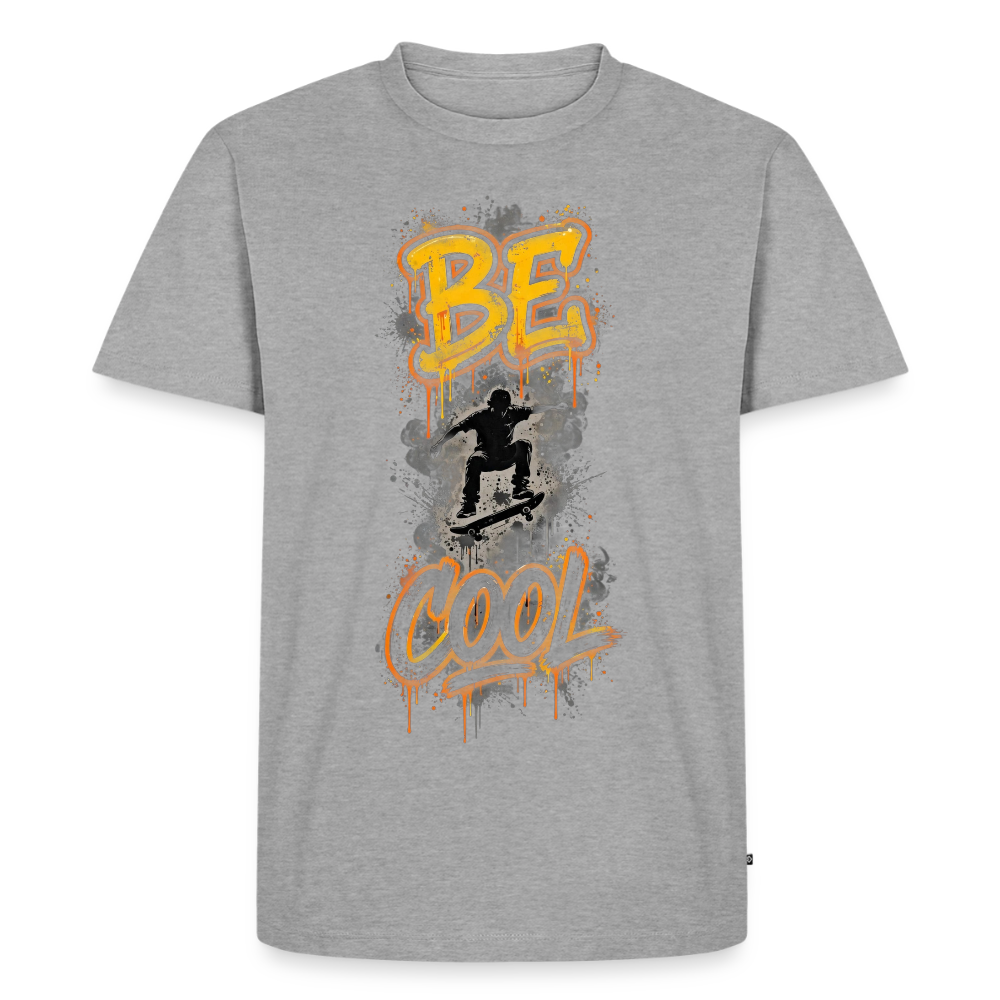 Premium T-Shirt - Grau meliert