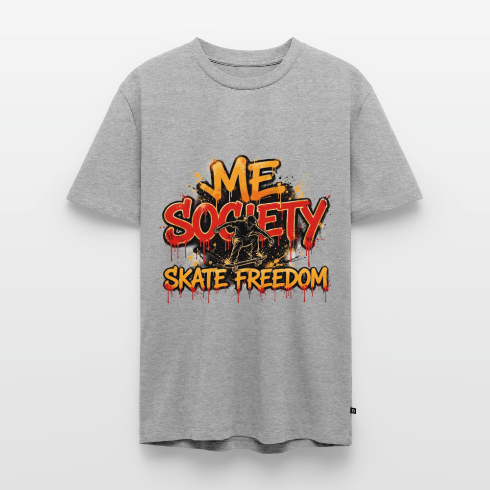 Premium T-Shirt - Grau meliert