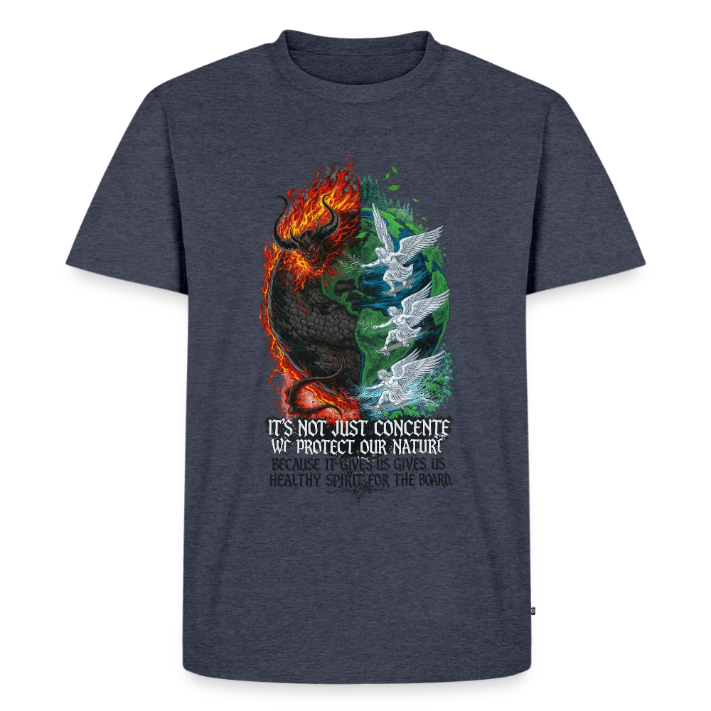 Men’s Premium T-Shirt - heather denim